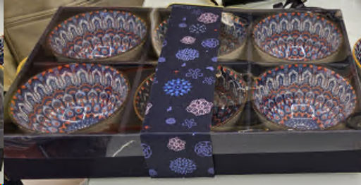 Салатник 6 штук 11,5х6 см / WY-2 /уп 20/ коробка PVC - ГалеонТрейд фото 2