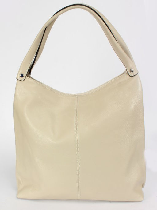 Сумка женская натуральная кожа GU 2033-3161, 1отд+карм/перег, 2плеч/рем, св. бежевый SALE 253555 - Adelia фото 2