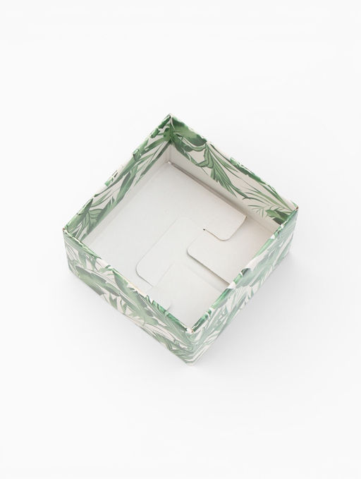 Цена за 2 шт. Коробка самосборная Tropic, размер 12×12×8 см, микрогофра
