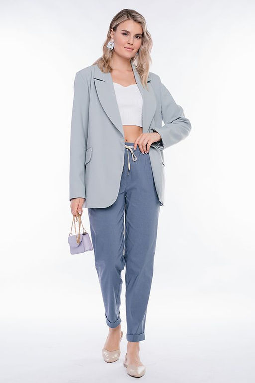 NOBBY, Женские брюки 91021-5 (серо-голубой)  фото 2