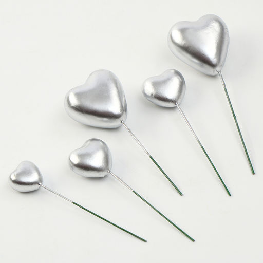 Набор для украшения Сердечки, цвет серебро - Страна карнавалия фото 6