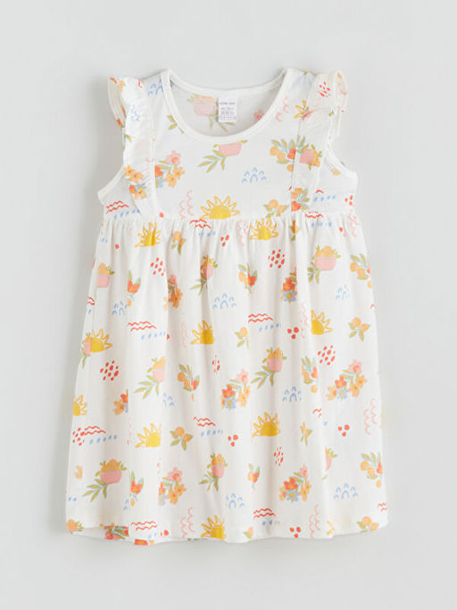 Bisiklet Yaka K?z Bebek Elbise 3l?