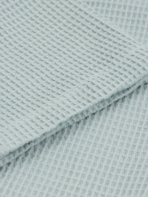 Халат вафельный женский SL HOME: Basic «Аззура», размер L, хлопок 100%, бирюзовый