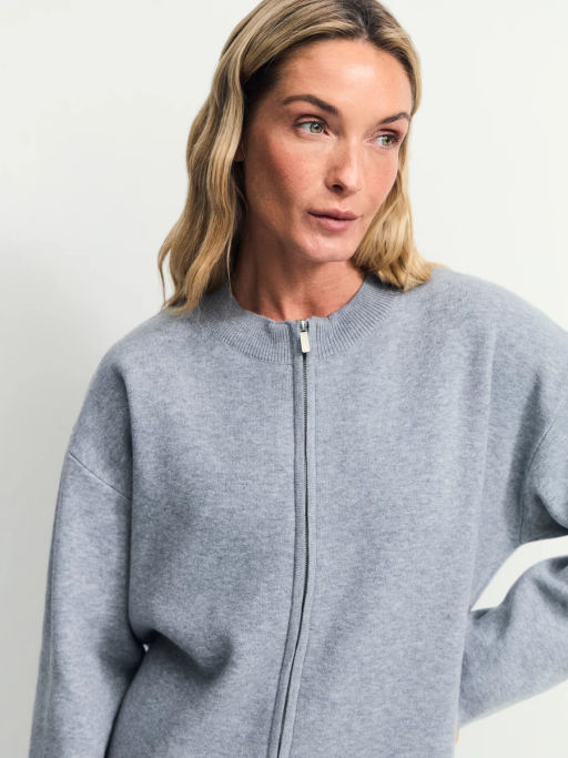 Оверсайз джемпер на молнии / Zarina фото 8