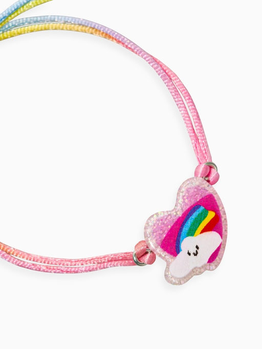 Цена за 2 шт. Набор детских браслетов «Выбражулька. Сердце и Единорог», 3 шт. d=7.5 см, силиконовый, разноцветный