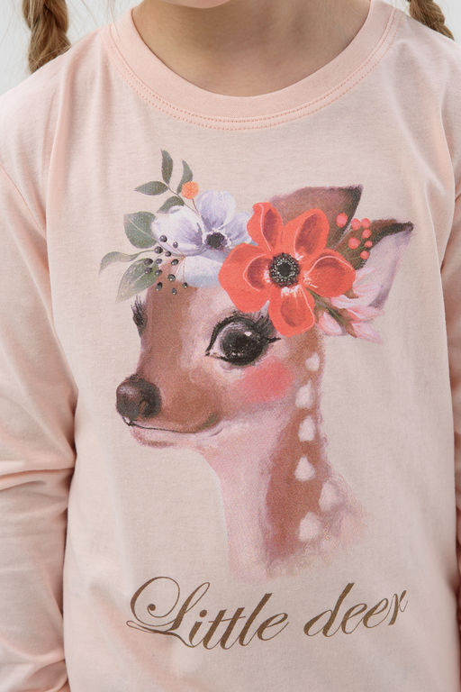 Пижама Кулирка с рибаной длинный рукав