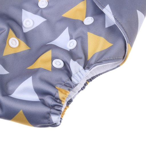Трусики-подгузник, многоразовый, Треугольники, от 0-36 мес. - Крошка я фото 14