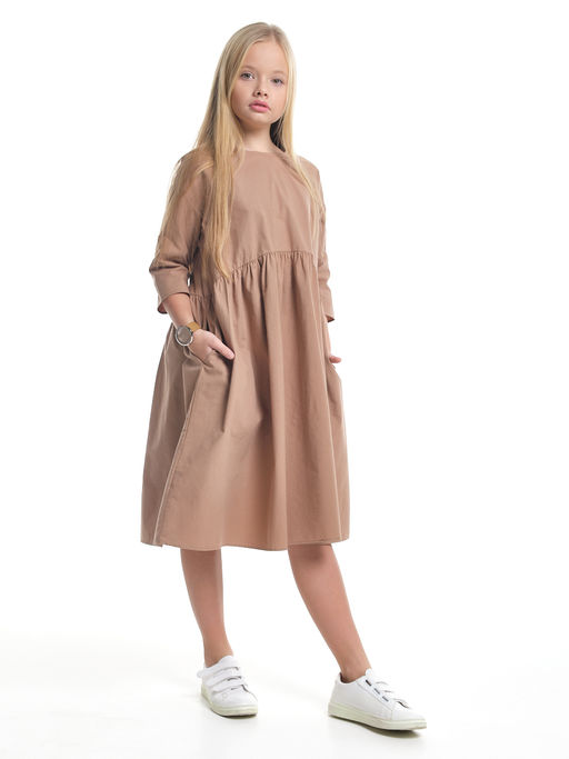 Платье Boho для девочки подростка UD 8061 коричневый - Mini maxi фото 7