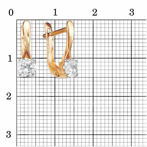 СЕРЬГИ 3289962Р - Красная пресня фото 2