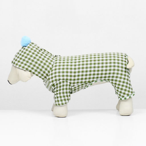 Комбинезон Пудра, размер 2XL (ДС 41 см, ОШ 45 см, ОГ 60 см) бежевый/зелёный - Simaland фото 5