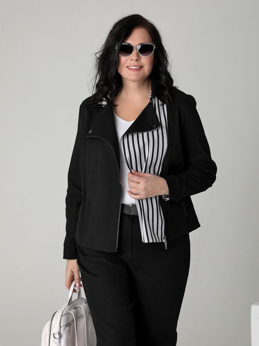 25212 Жакет черный