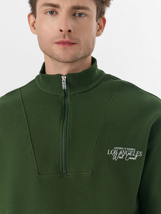 Толстовка мужская зеленая - Mark formelle фото 4