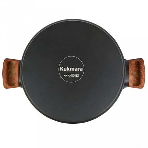 "Stella" Кастрюля с тефлоновым покрытием 3,2л, д23см, h11см, s0,32см, дно д19см, s0,4см, литая, стеклянная жаропрочная крышка, ristretto (Россия)