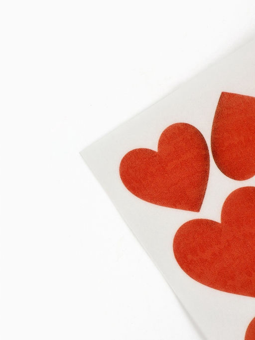 Вафельные картинки для украшения десертов и тортов Сердечки, А5