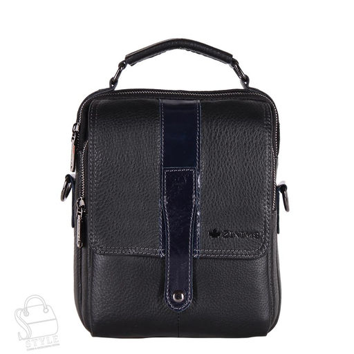 Сумка мужская кожаная 67716 black Zinimxs  в Новосибирске