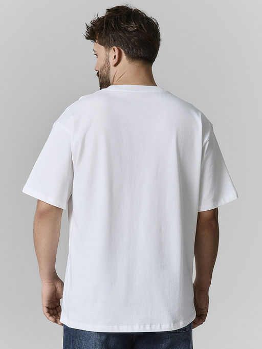 Футболка мужская белая прямого кроя - Mark formelle фото 3