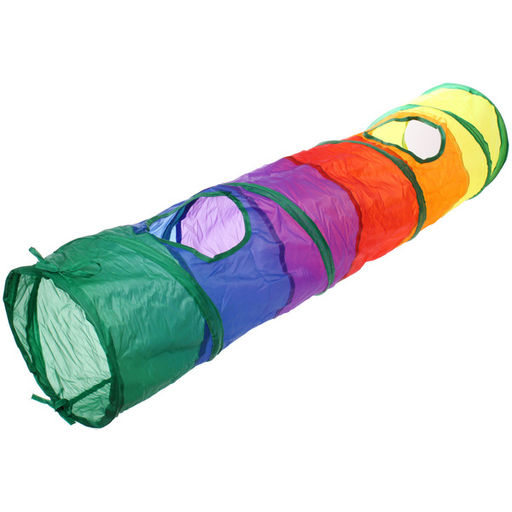 Игровой туннель для животных "МурМяу", цвет как на фото, 120*24см