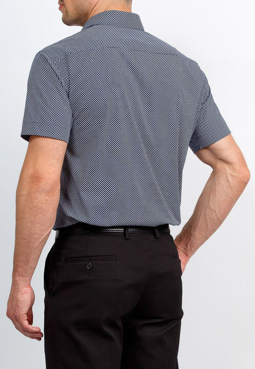 Сорочка мужская короткий рукав GREG 223/107/06/Z/1 STRETCH  фото 2