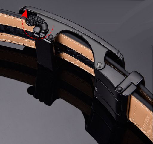 Ремень BL-L-9221-Black-120 - Ferro фото 6