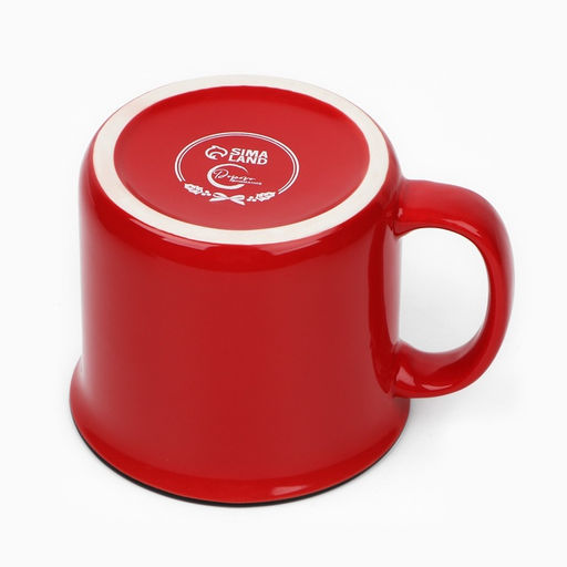 Кружка керамическая, новогодняя «Шишки», 450 мл