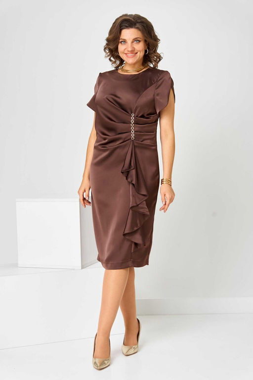 Платье Асолия 2714 коричневый