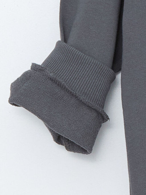 Bisiklet Yaka Bask?l? Uzun Kollu Erkek Bebek Sweatshirt - Waikiki фото 2