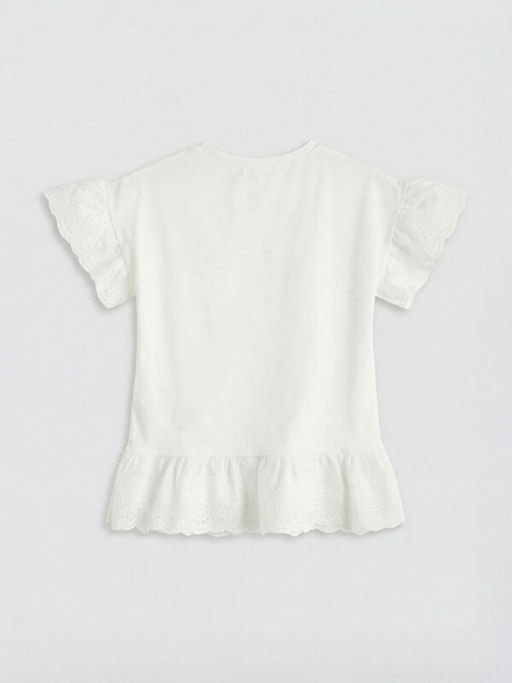 Bisiklet Yaka K?z ?ocuk Ti??rt