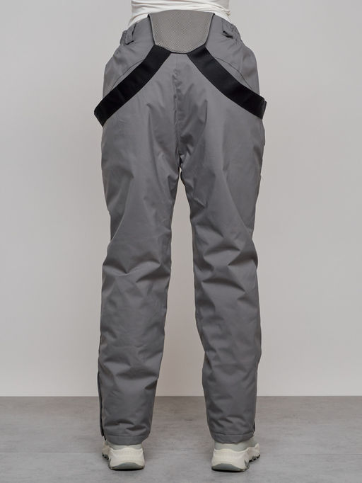 Полукомбинезон утепленный женский большого размера светло-серого цвета 1332SS - Chunmai фото 19