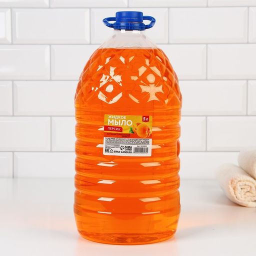 Мыло жидкое, с ароматом Персика,5л - Simaland фото 3