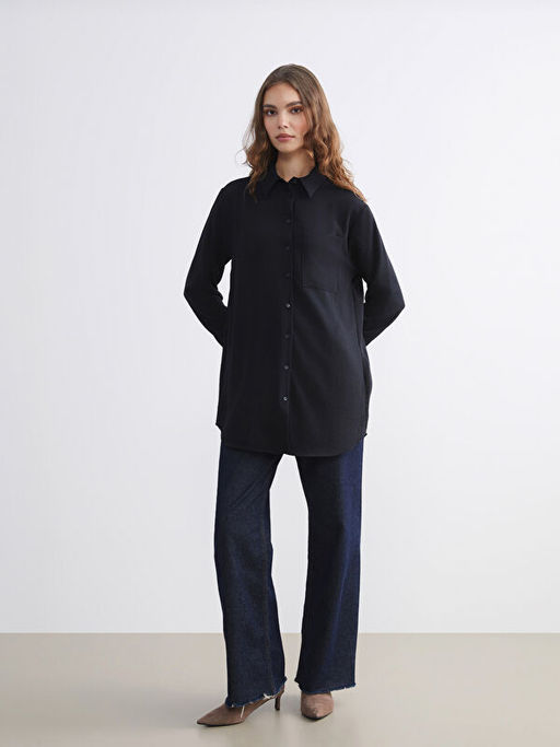 Cep Detayl? Kad?n G?mlek Tunik