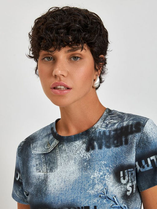 10200510108 Футболка жен. Sanjose синий - Concept club фото 3