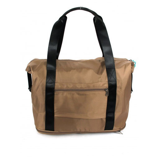 Сумка дорожная BoBo-7633, трансф низ, 1отд, 2внеш карм, плечевой ремень, бежевый 261904  фото 4