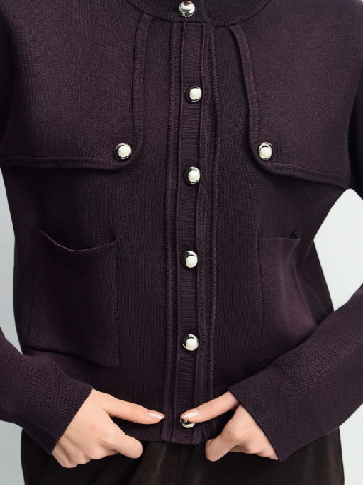 Вязаный джемпер из вискозы / Zarina фото 7