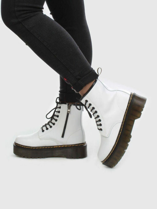 01-B6020-2 WHITE Ботинки демисезонные женские (натуральная кожа) - Фабричный китай фото 18