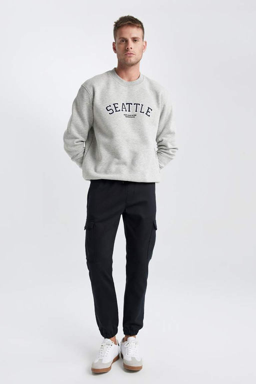 Узкие брюки-карго с карманами и нормальной талией Jogger - Defacto фото 5