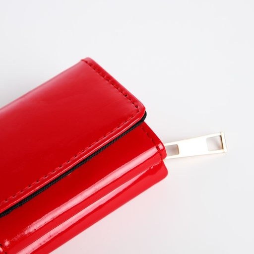 Кошелёк на кнопке, цвет красный - Simaland фото 3