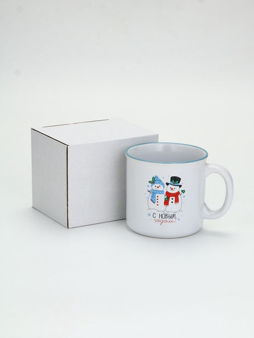 УЦЕНКА Кружка Снеговики, 530 мл