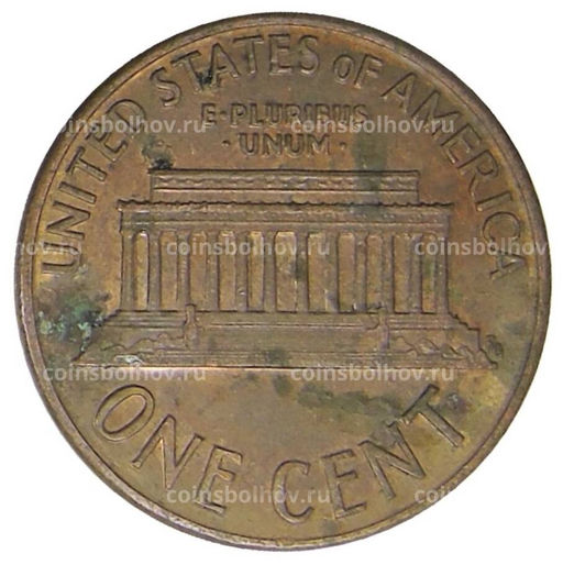 Монета 1 цент 1989 года США