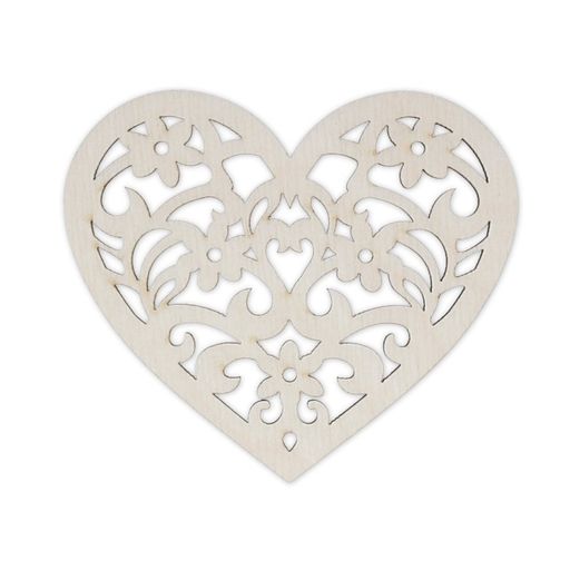 Заготовка для декорирования Mr. Carving ВД-338 Сердечко декоративное 3 фанера 9 х 8 х 0.3 см