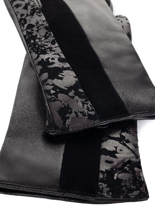Перчатки женские ш+каш. IS00158 black/porto - Eleganzza фото 6