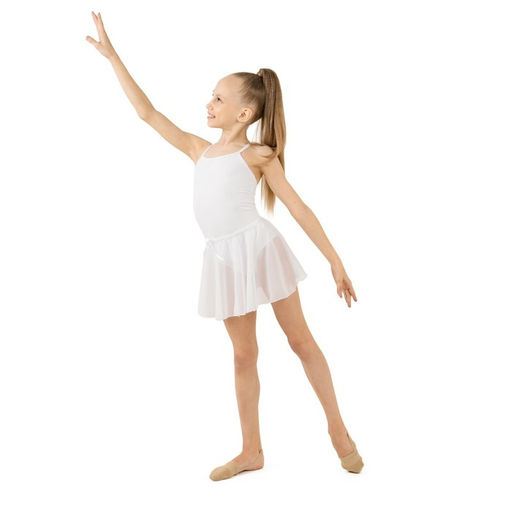 Юбка-солнце гимнастическая Grace Dance, р. 36-38, цвет белый  фото 6