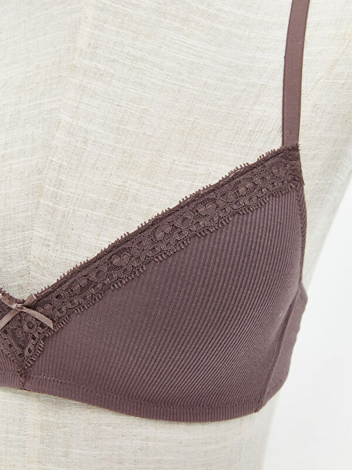 Balensiz Dolgusuz Dantel Detayl? ??gen S?tyen