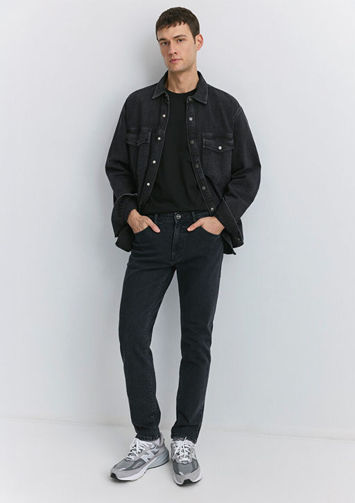 Milan Mavi Black Antrasit Jean Pantolon  фото 3