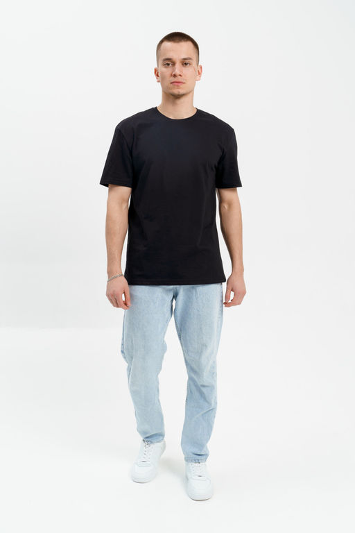 Мужская базовая футболка из 100% хлопка - Solo mio фото 2