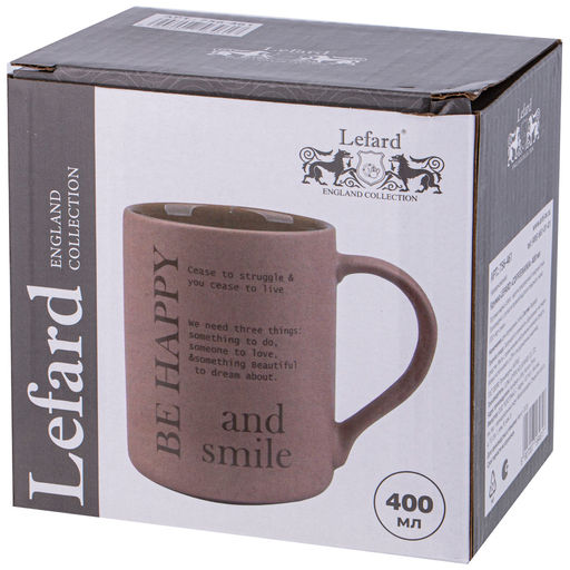 КРУЖКА LEFARD COFFEEMANIA 400МЛ  фото 2