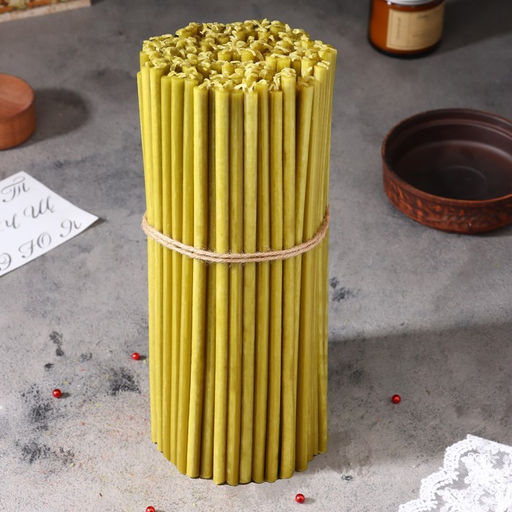 Свечи медовые №30, упаковка 2кг, парафин + медовое масло - Simaland фото 2