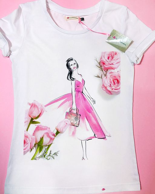 Эксклюзивная футболка Yana Pletneva упаковка плотный Zip пакет!