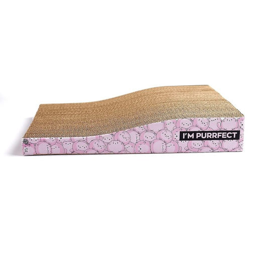 Когтеточка из картона IM PURRFECT, 19 х 37 см - Пушистое счастье фото 5