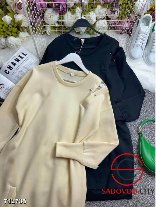 Теплое платье-туника женское - Bruno фото 3