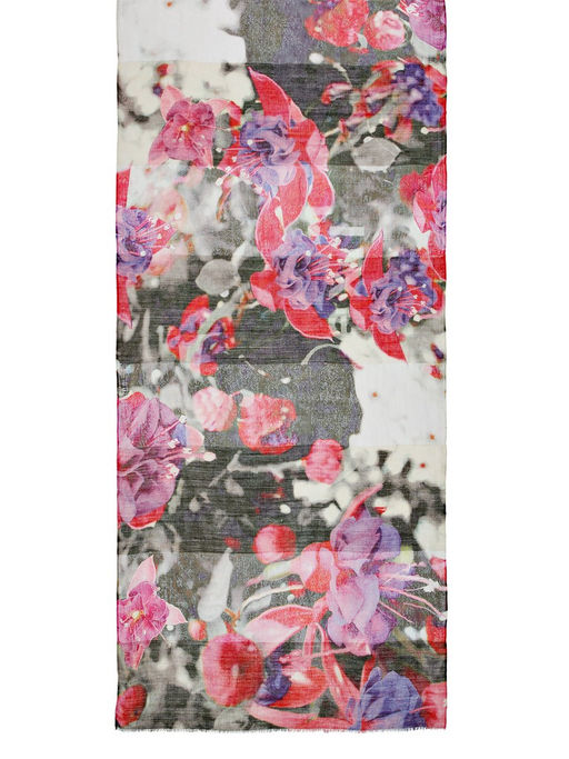 Палантин жен. шелк+шерсть 58х180 WA43-50671-06 - Eleganzza фото 2